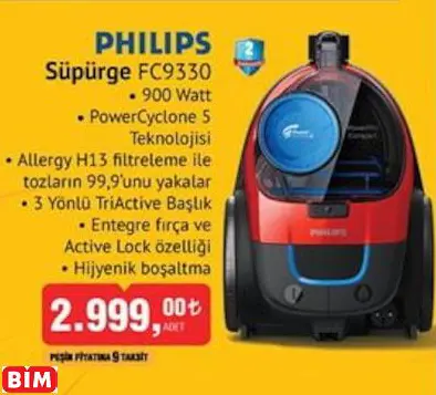 PHİLİPS SÜPÜRGE FC9330